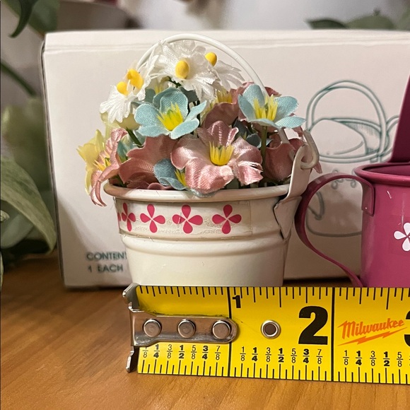 Mini Watering Can & Flower Bucket NIB - Picture 9 of 11